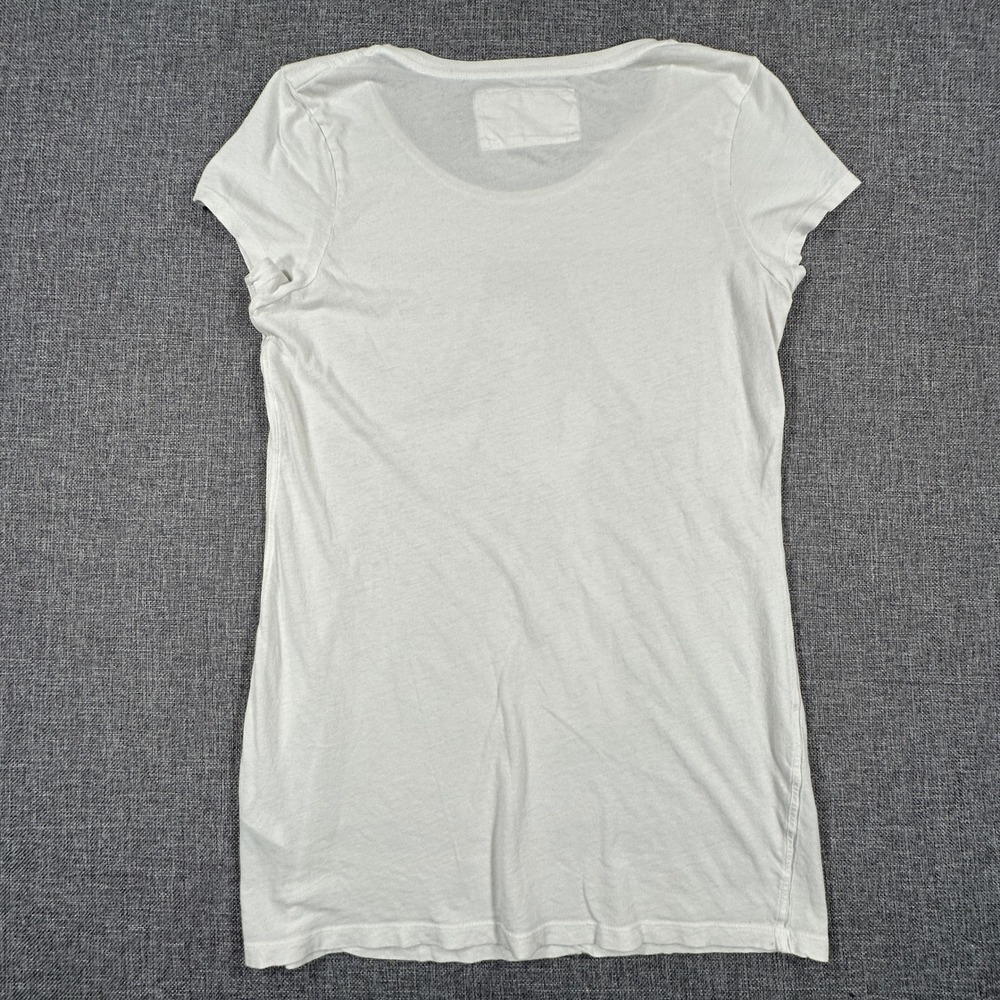 AllSaints x Laurie Lipton Queens of Bones Tee Womens 12 White Skeleton Graphic - Picture 3 of 11